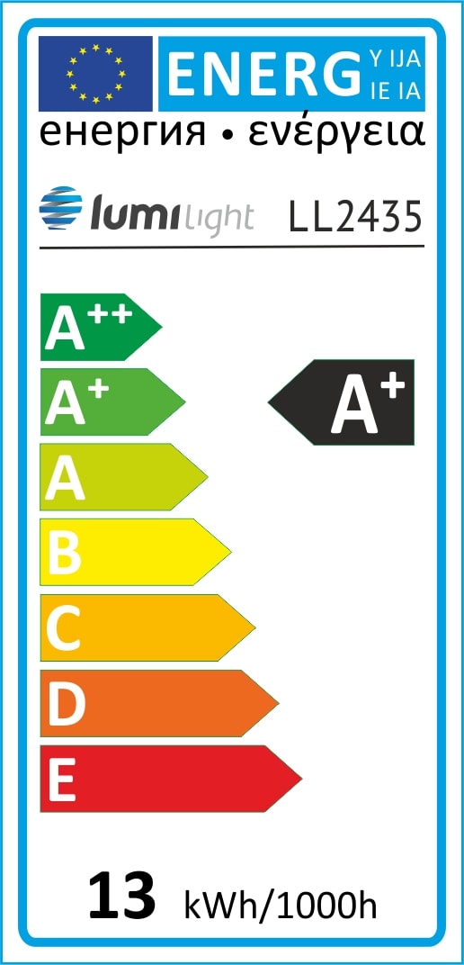 żarówka LED klasa energetyczna A+ LL2435