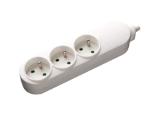 Przedłużacz KLIK 15 P-301/15 3+0 1,5m biały 3x1,5mm2 LL9304