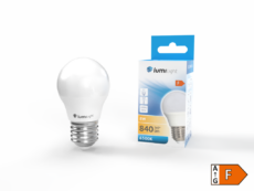 ŻARÓWKA LED KULKA G45 E27 8W ZIMNA LL9083