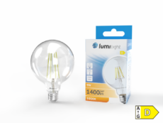 ŻARÓWKA LED FLM G95 E27 9W CIEPŁA LL9168