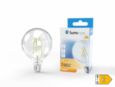 ŻARÓWKA LED FLM G95 E27 6W CIEPŁA LL9175
